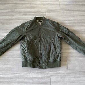 Men's Olive Bomber Jacket
